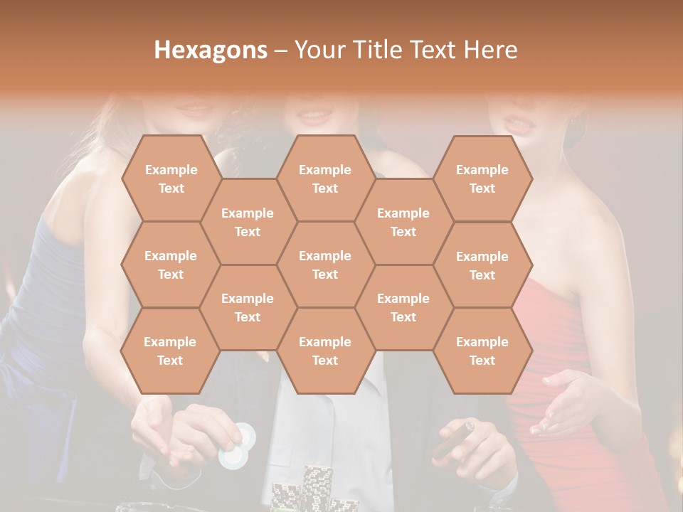 Portrait Club Gambling House PowerPoint Template