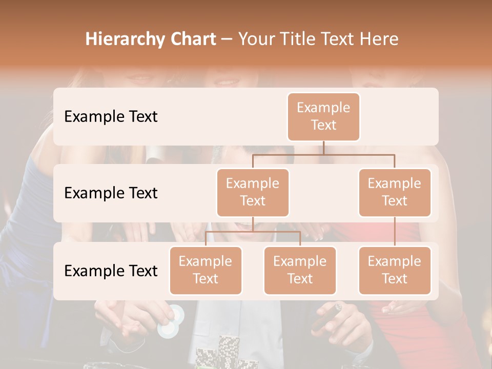 Portrait Club Gambling House PowerPoint Template