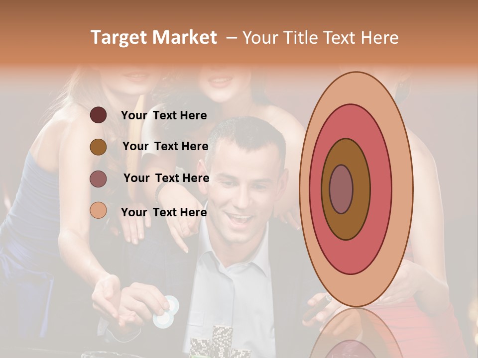 Portrait Club Gambling House PowerPoint Template