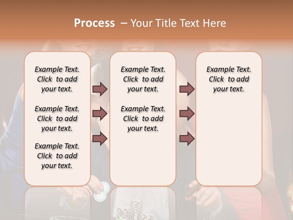 Portrait Club Gambling House PowerPoint Template