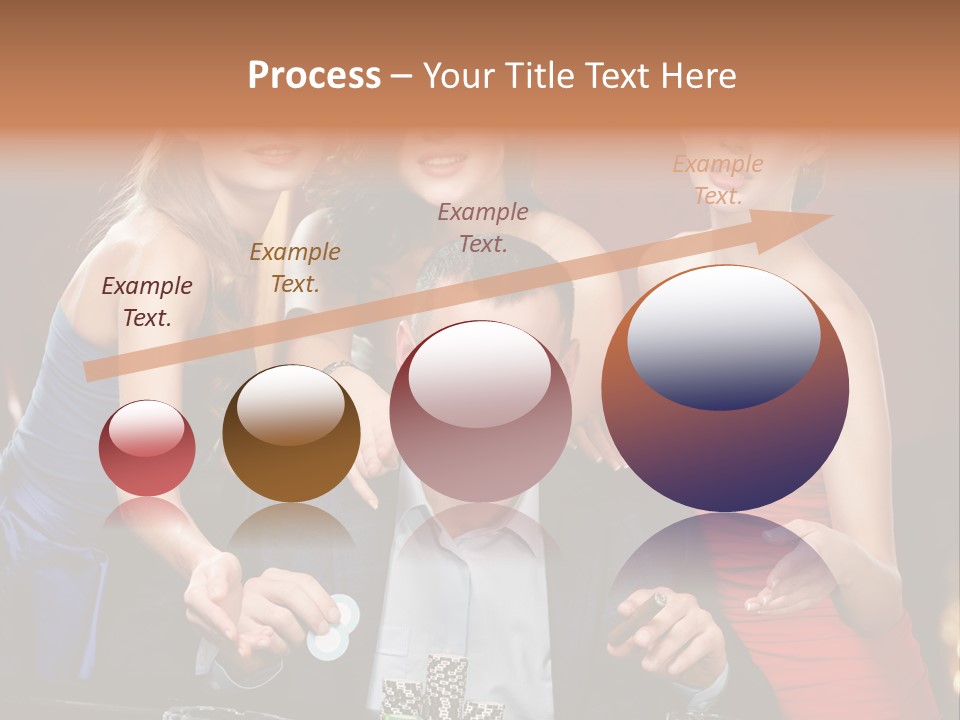 Portrait Club Gambling House PowerPoint Template