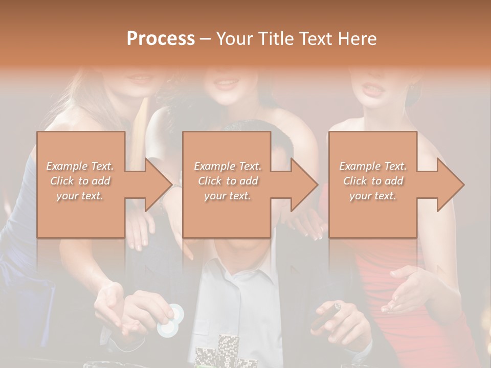 Portrait Club Gambling House PowerPoint Template