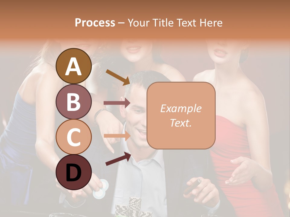 Portrait Club Gambling House PowerPoint Template