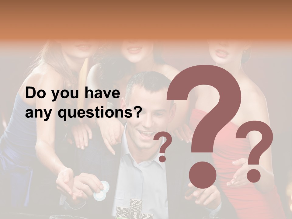 Portrait Club Gambling House PowerPoint Template