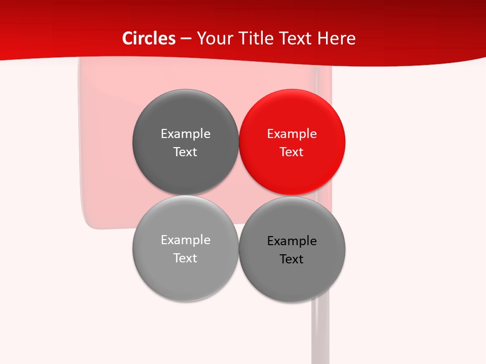 Start White Background Isolated PowerPoint Template