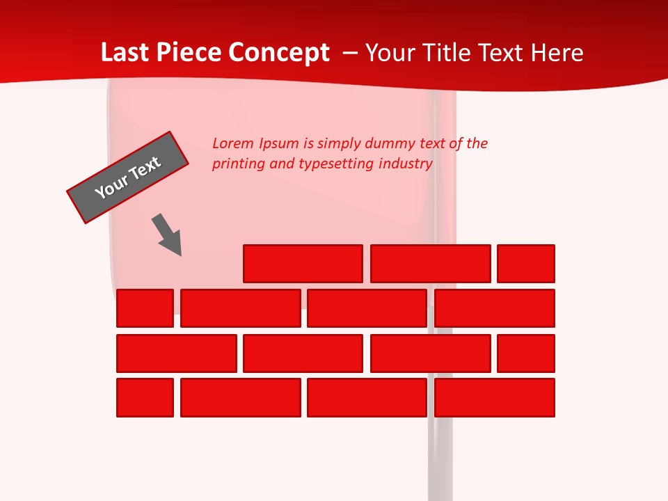 Start White Background Isolated PowerPoint Template