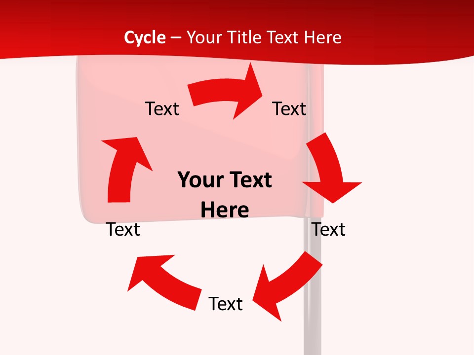 Start White Background Isolated PowerPoint Template