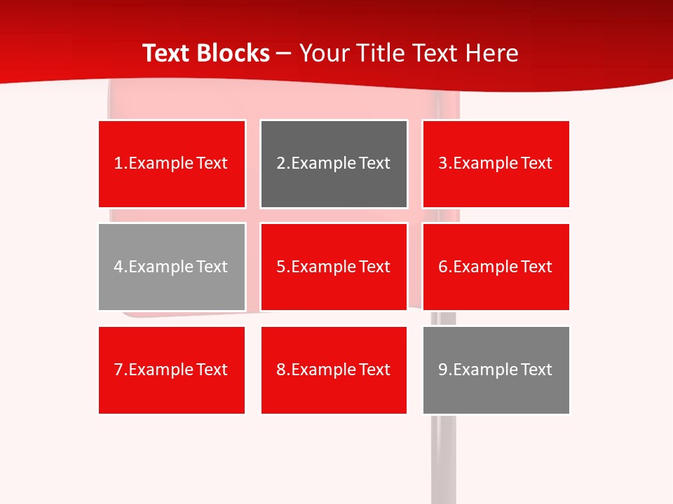 Start White Background Isolated PowerPoint Template