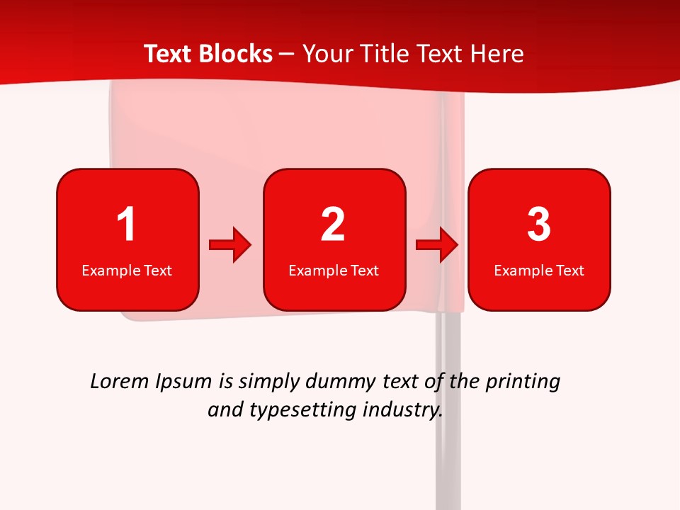 Start White Background Isolated PowerPoint Template