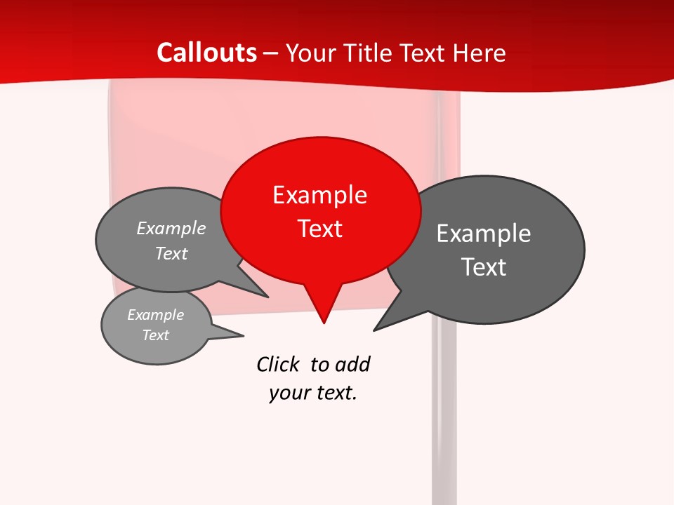 Start White Background Isolated PowerPoint Template