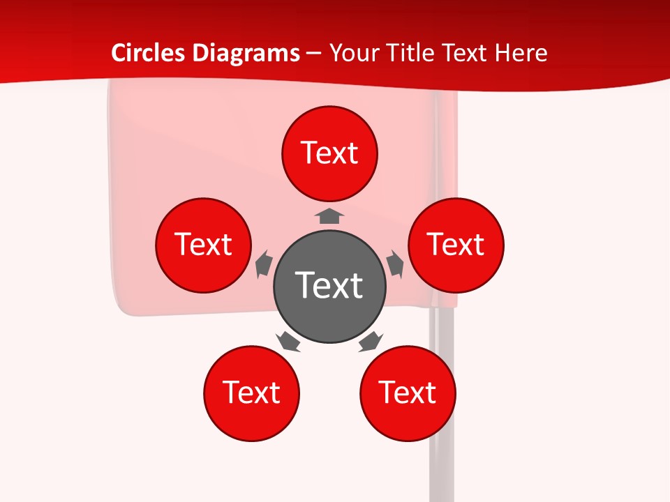 Start White Background Isolated PowerPoint Template