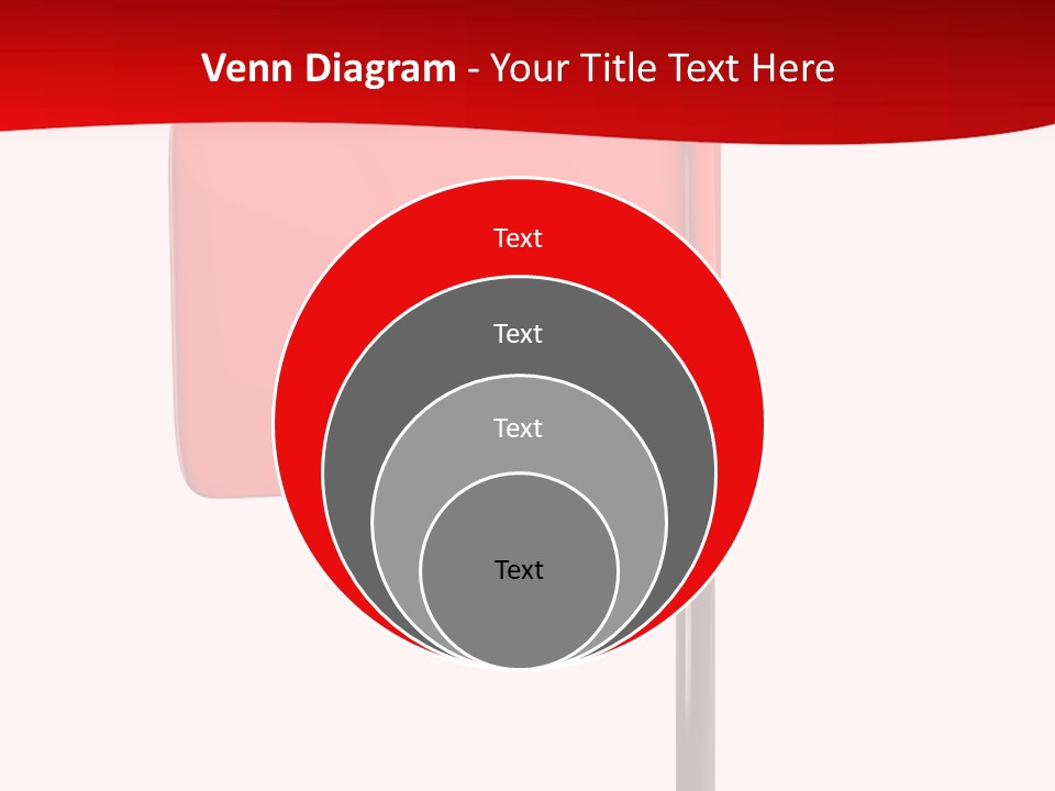 Start White Background Isolated PowerPoint Template