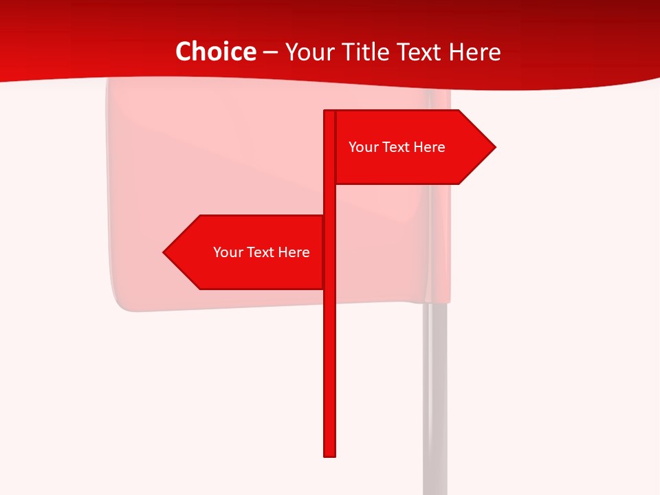 Start White Background Isolated PowerPoint Template