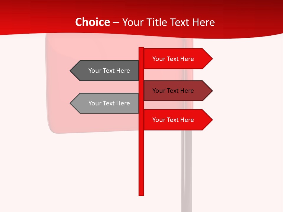 Start White Background Isolated PowerPoint Template