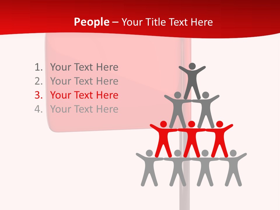 Start White Background Isolated PowerPoint Template