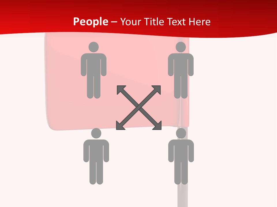 Start White Background Isolated PowerPoint Template