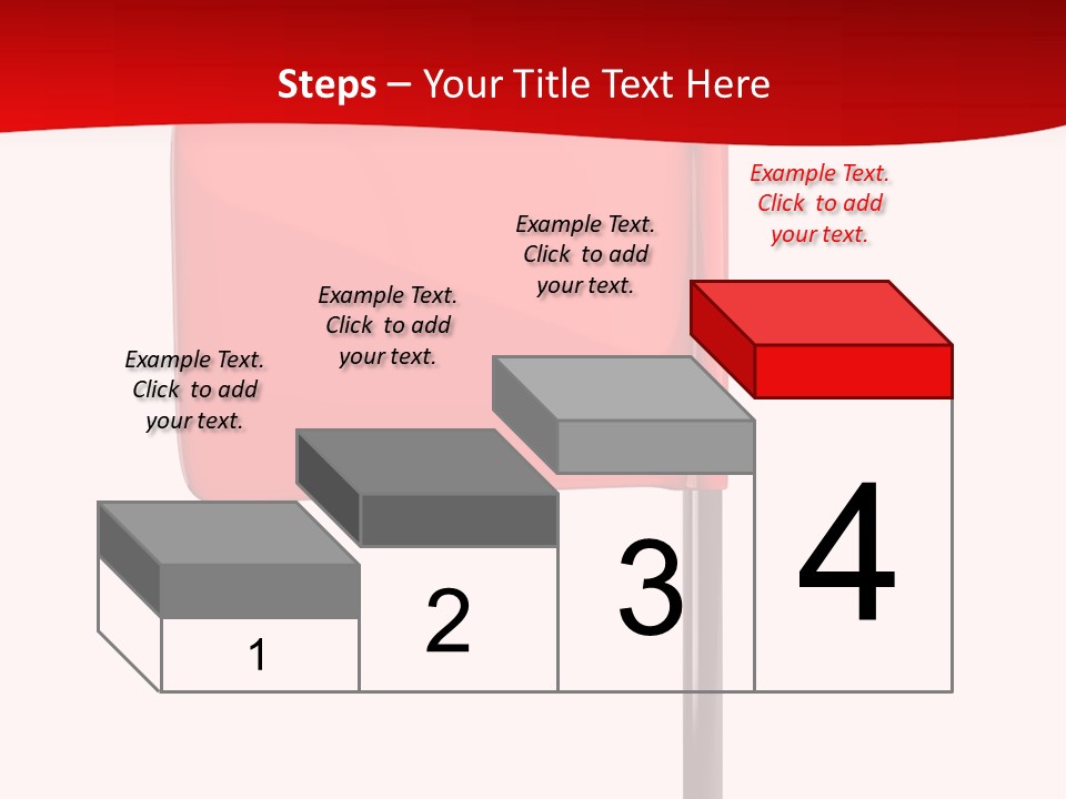 Start White Background Isolated PowerPoint Template