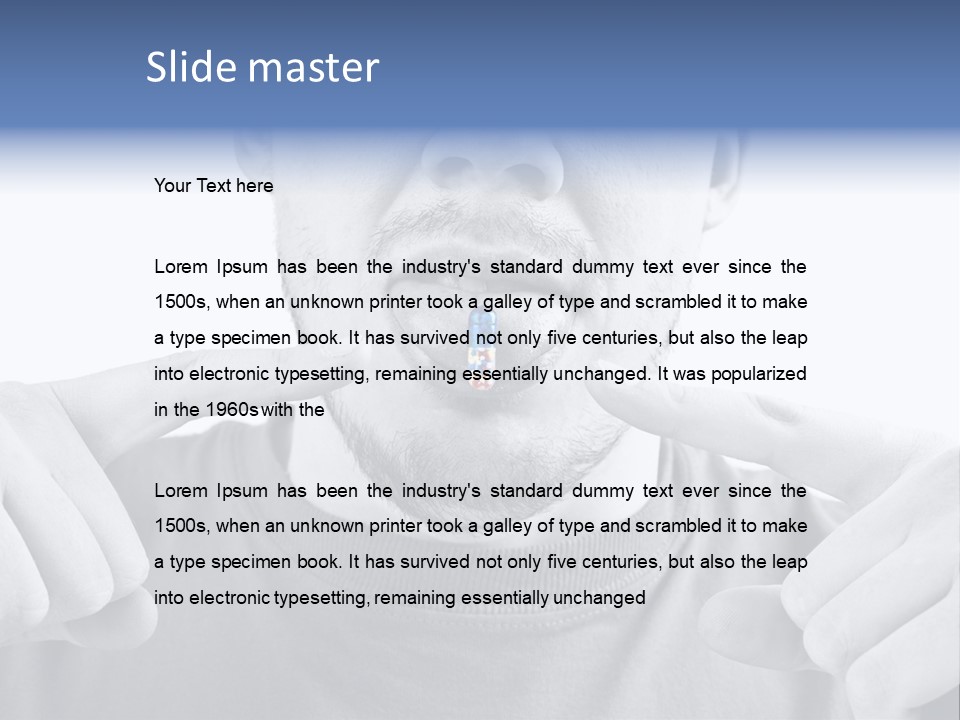 Pharmacy Illne Narcotic PowerPoint Template