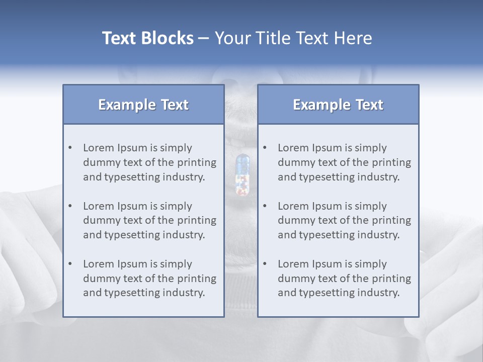 Pharmacy Illne Narcotic PowerPoint Template