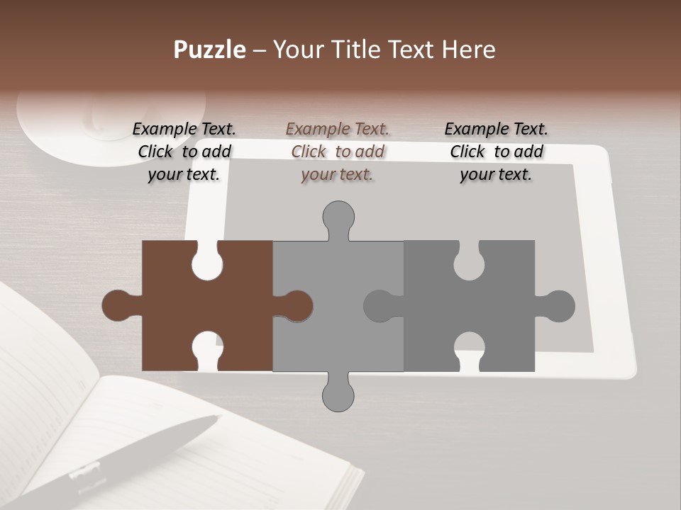 Break Table Place PowerPoint Template