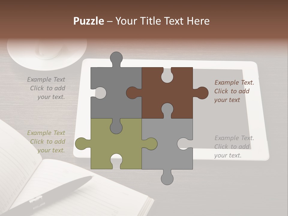 Break Table Place PowerPoint Template
