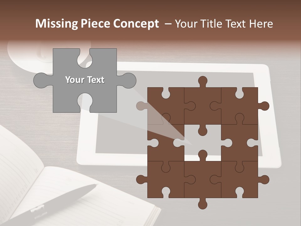 Break Table Place PowerPoint Template