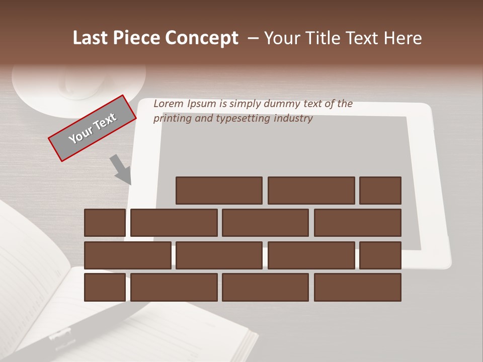 Break Table Place PowerPoint Template