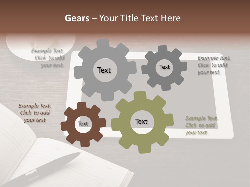 Break Table Place PowerPoint Template