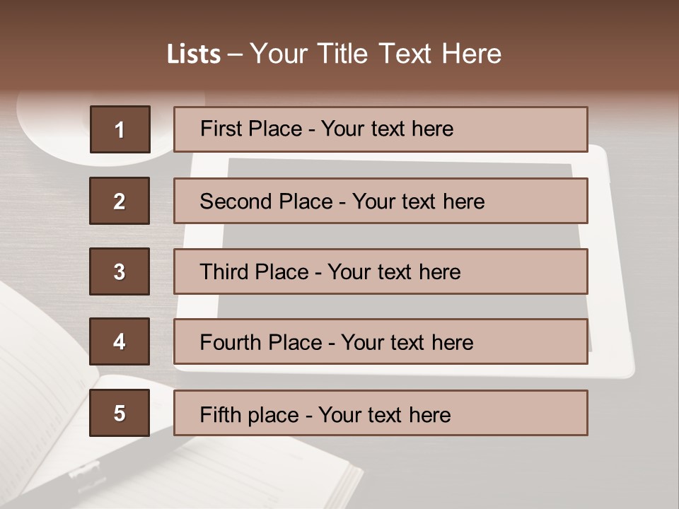 Break Table Place PowerPoint Template