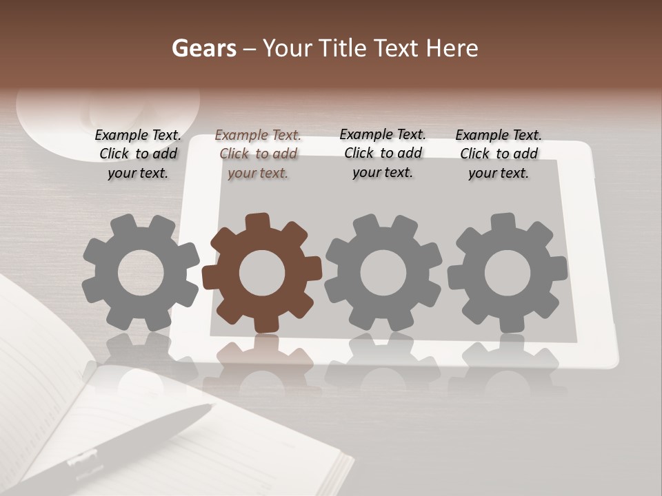 Break Table Place PowerPoint Template