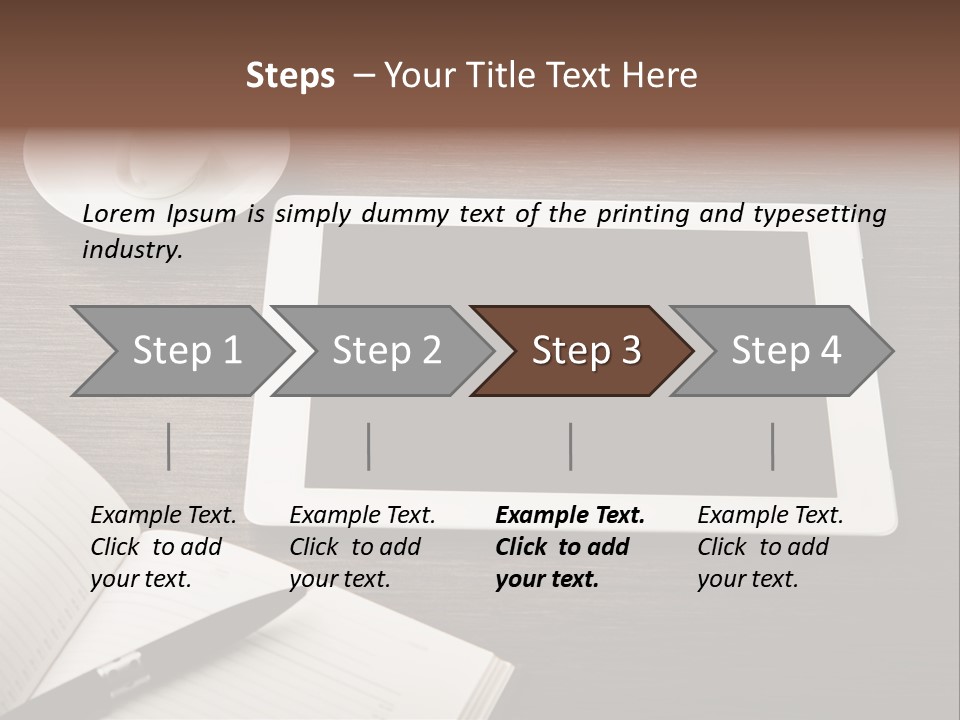 Break Table Place PowerPoint Template