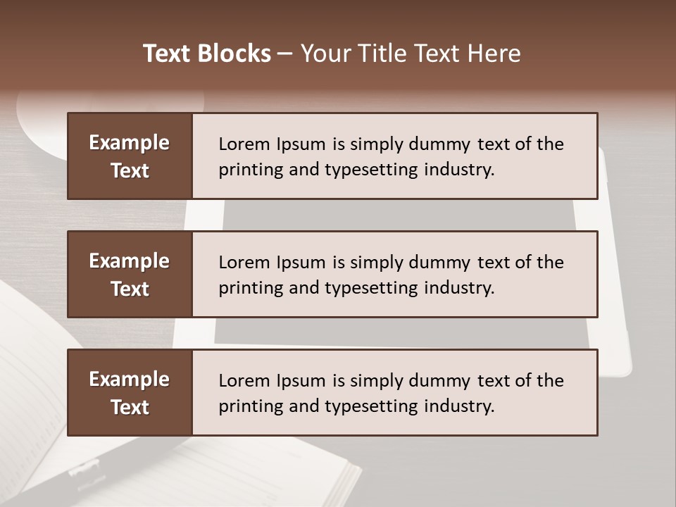 Break Table Place PowerPoint Template