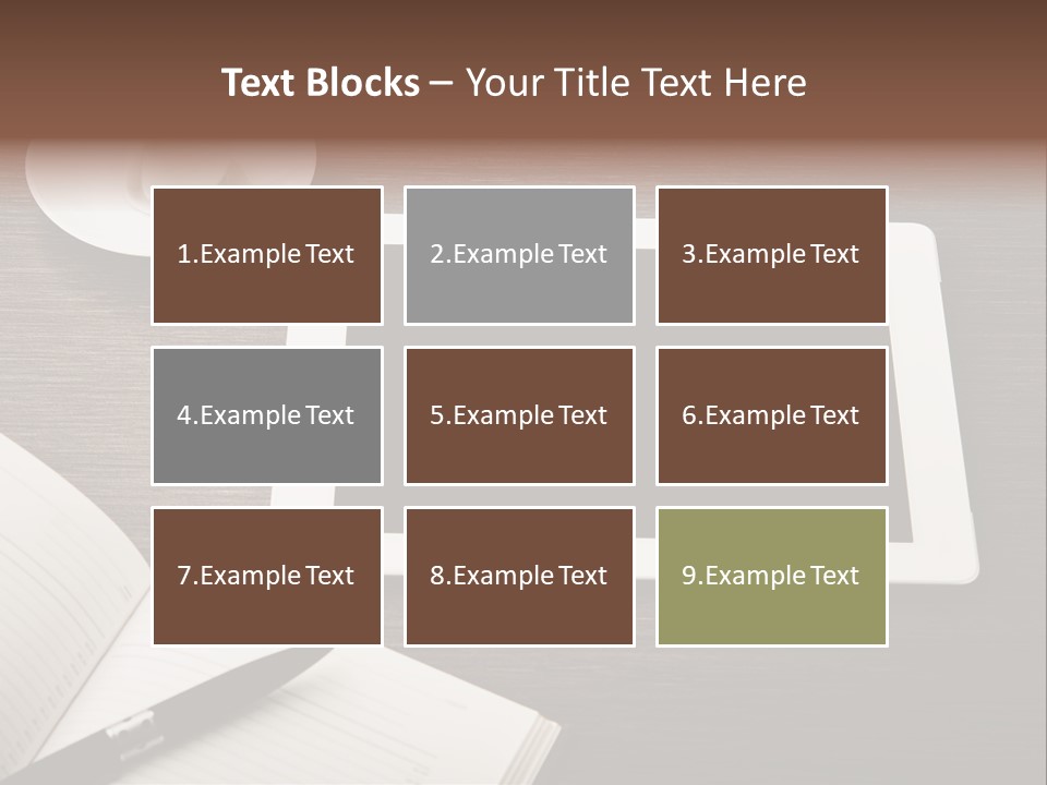 Break Table Place PowerPoint Template