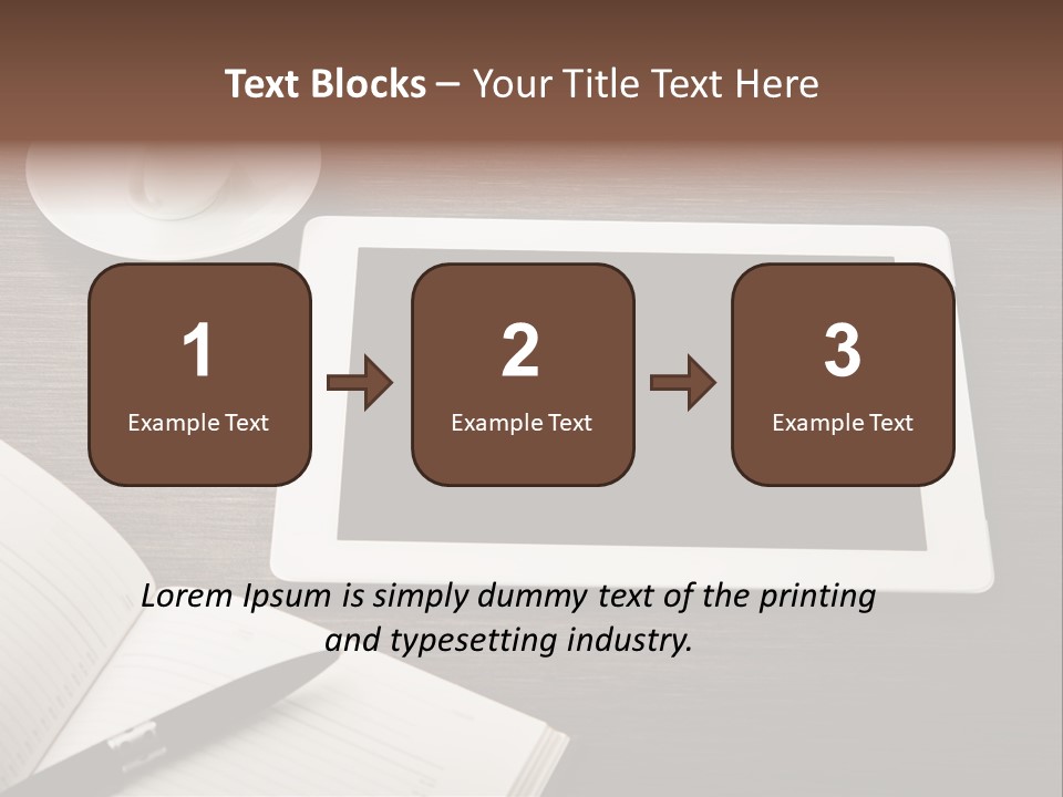 Break Table Place PowerPoint Template