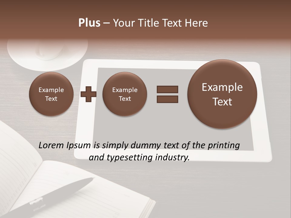 Break Table Place PowerPoint Template