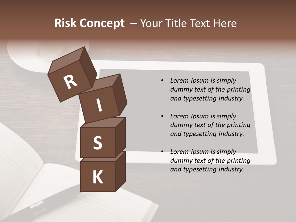 Break Table Place PowerPoint Template