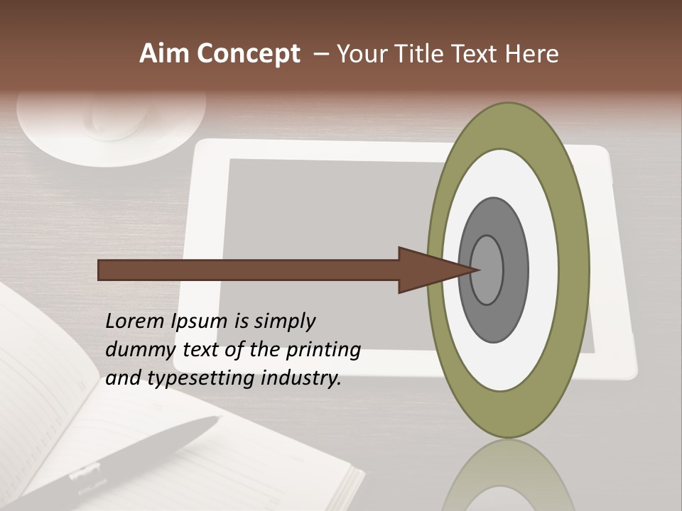 Break Table Place PowerPoint Template