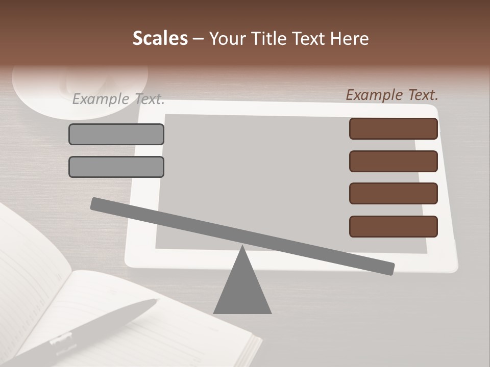 Break Table Place PowerPoint Template