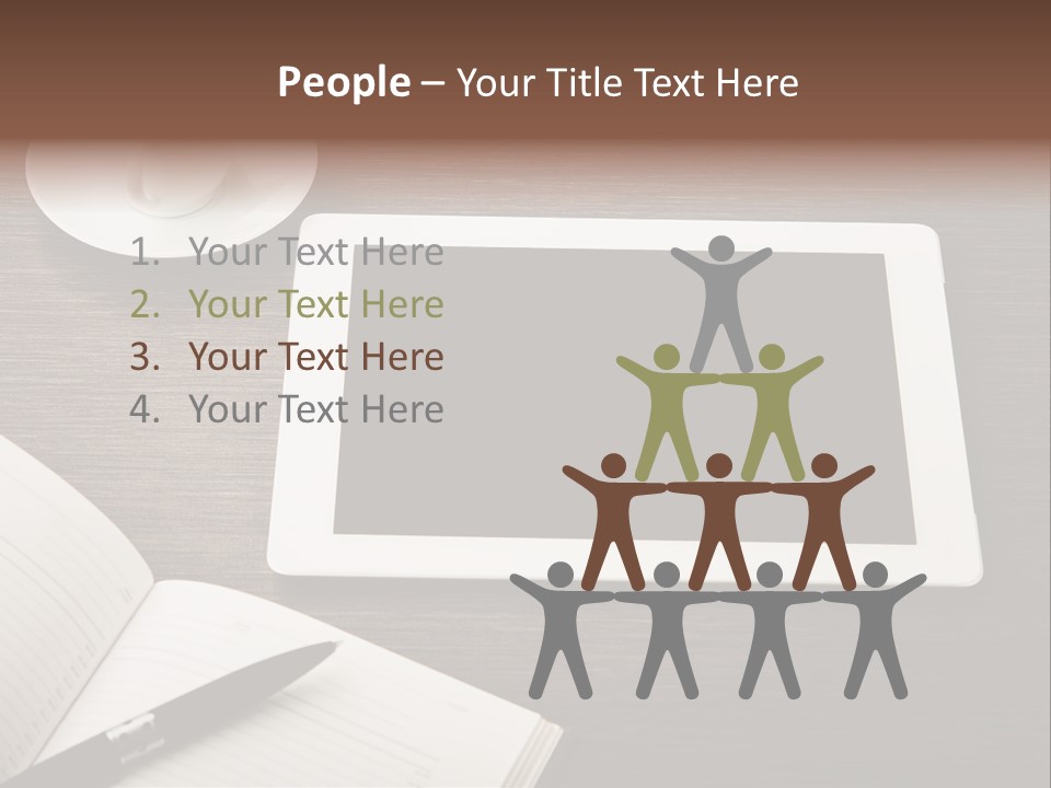 Break Table Place PowerPoint Template