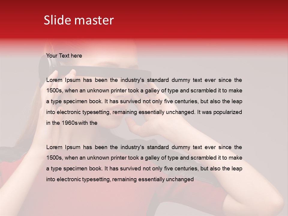 Science Wellbeing Glasses PowerPoint Template