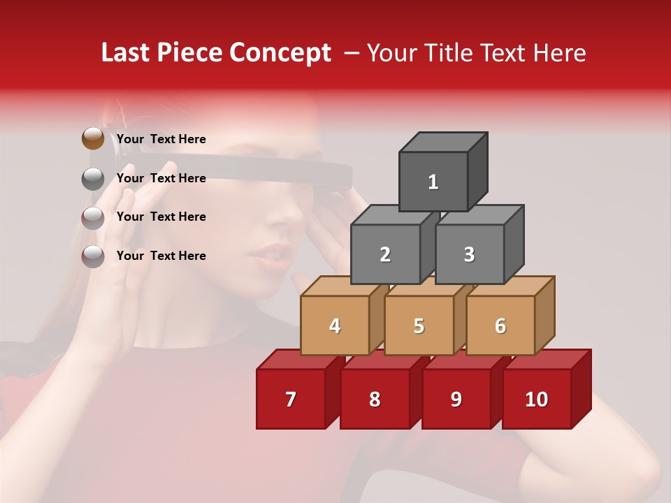 Science Wellbeing Glasses PowerPoint Template