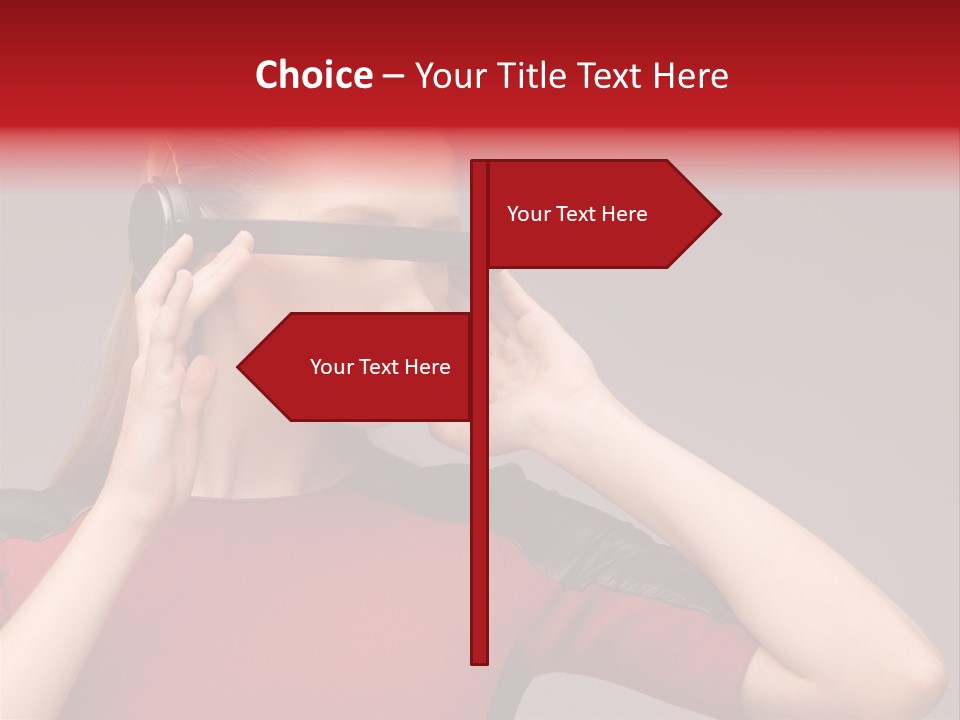 Science Wellbeing Glasses PowerPoint Template