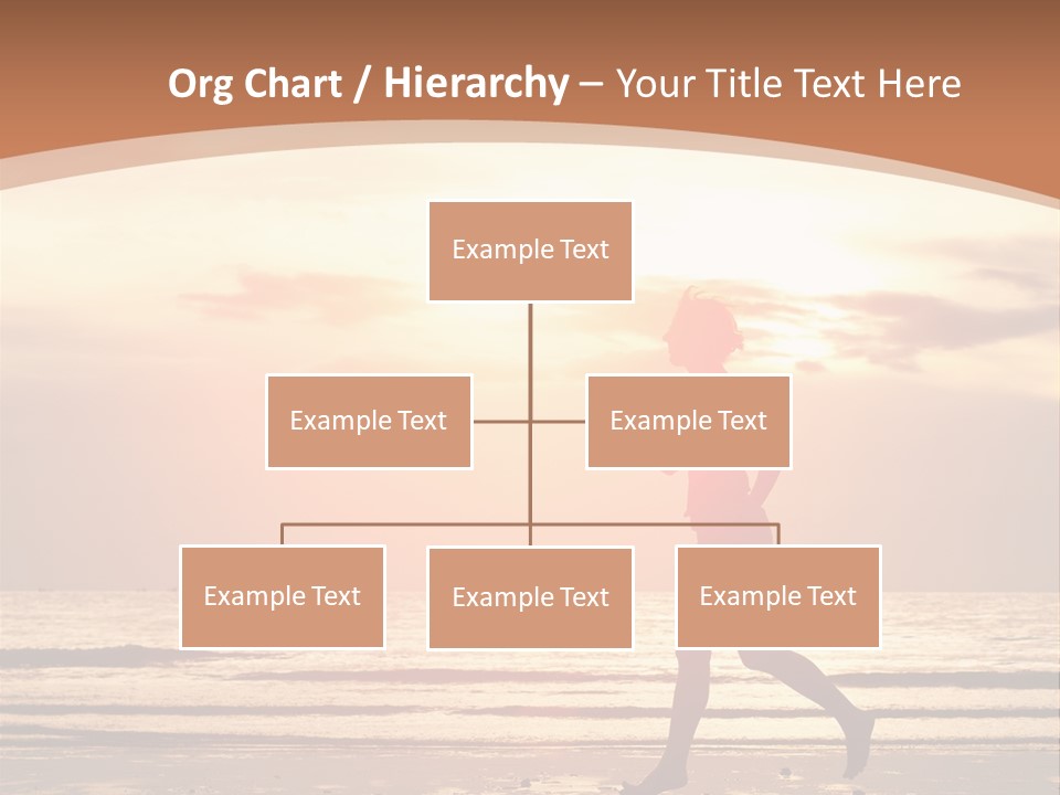 Beautiful Sunshine Sea PowerPoint Template