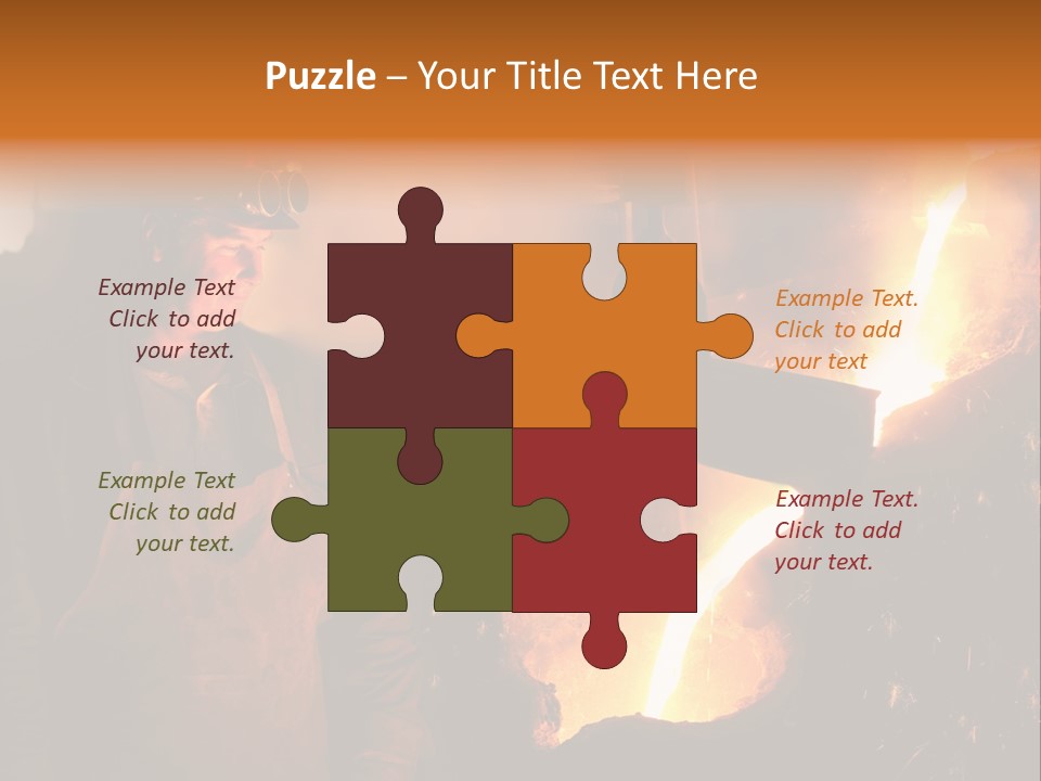 Mill Flowing Technology PowerPoint Template