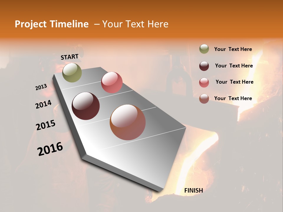 Mill Flowing Technology PowerPoint Template