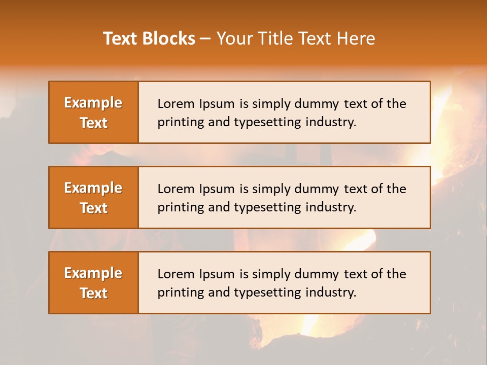 Mill Flowing Technology PowerPoint Template