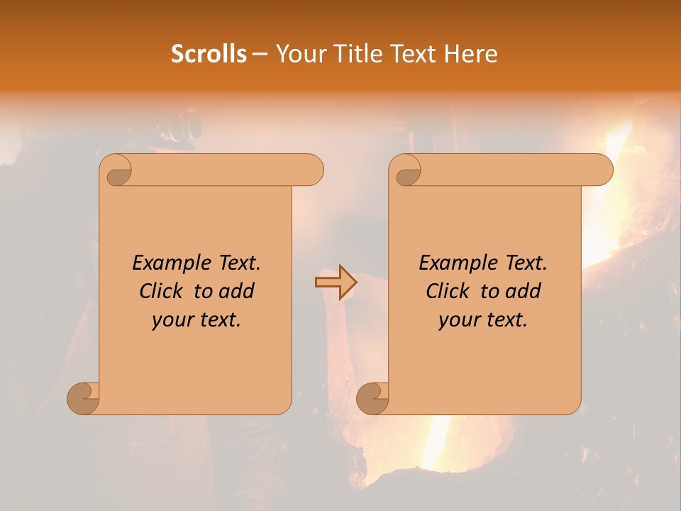 Mill Flowing Technology PowerPoint Template