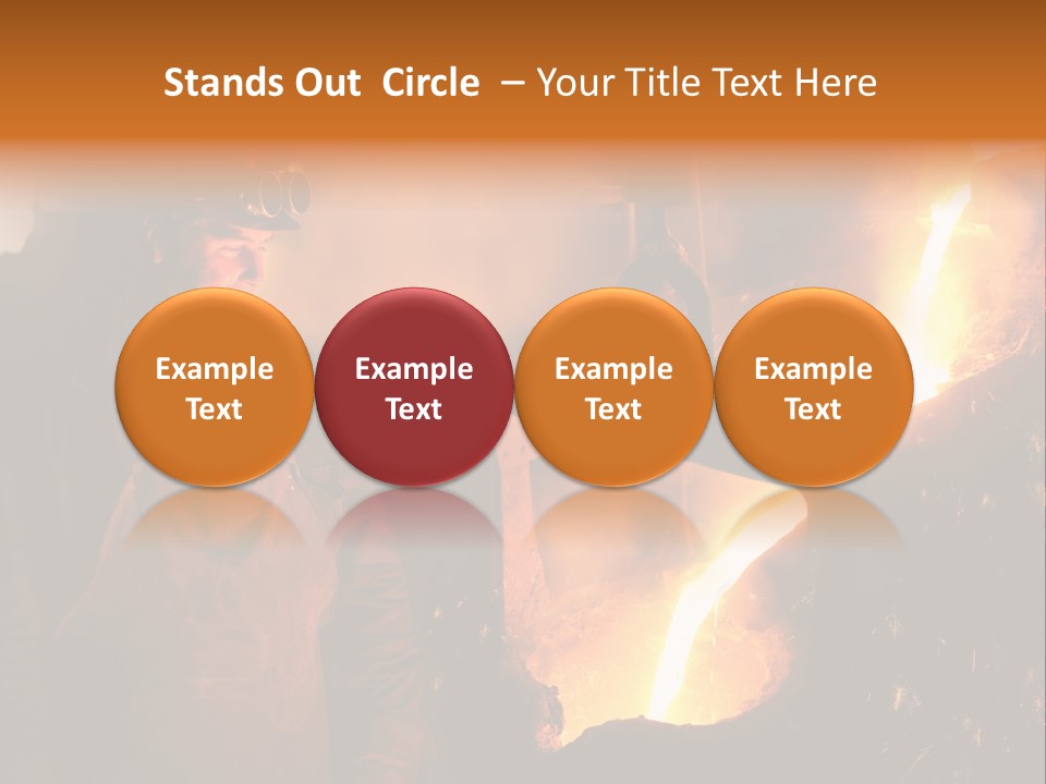 Mill Flowing Technology PowerPoint Template