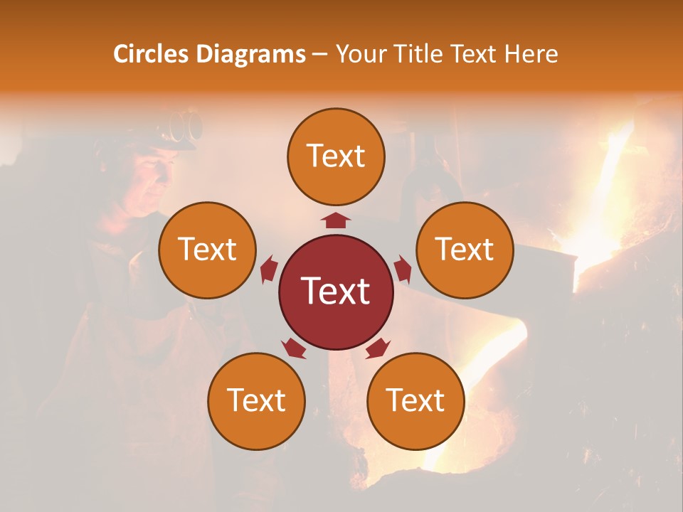 Mill Flowing Technology PowerPoint Template