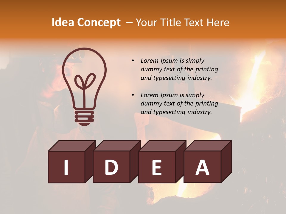 Mill Flowing Technology PowerPoint Template
